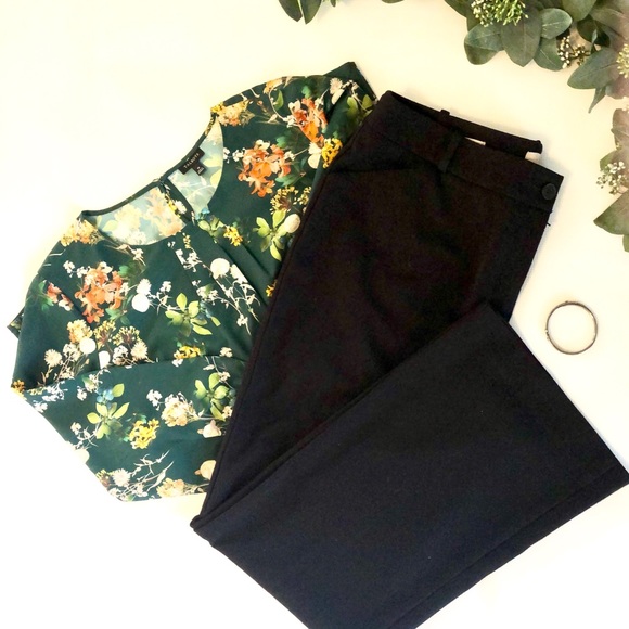 Talbots black signature slacks size 16 - Picture 2 of 3